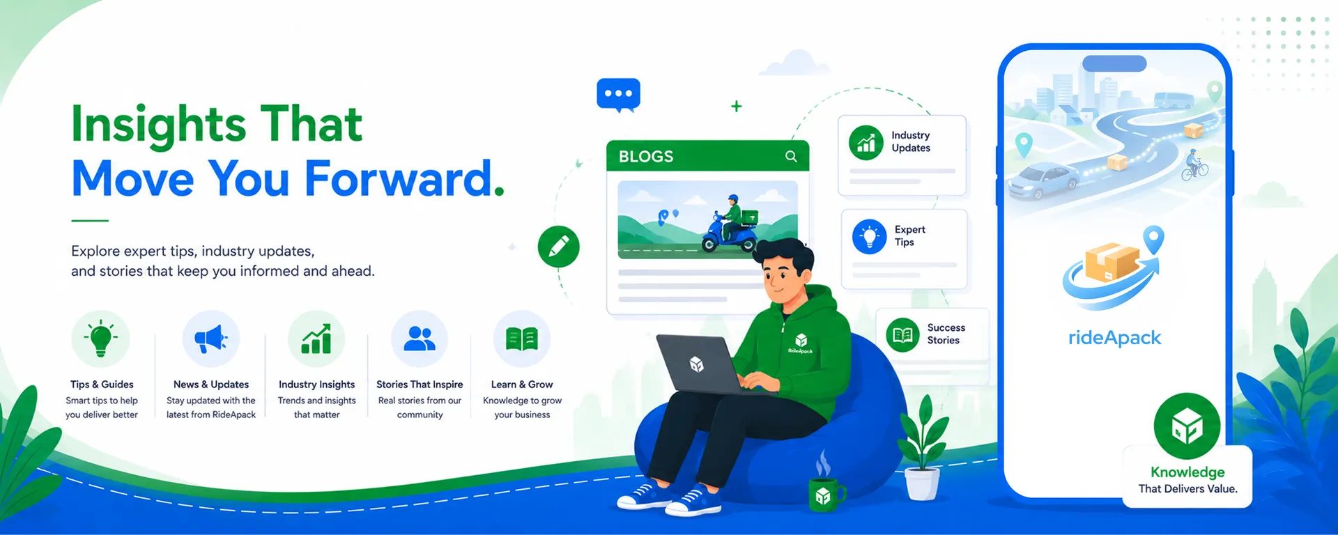 Insights That Move You Forward — expert tips, industry updates, and stories from RideApack